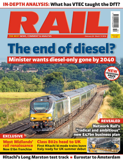Rail Infrastructure Magazine 24 February, 2018 - Rail Magazine - 1000's of magazines in one app