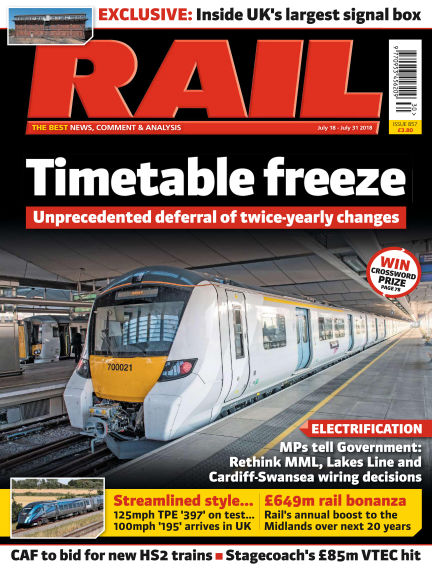 Rail Infrastructure Magazine 14 July, 2018 - Rail Magazine - 1000's of magazines in one app