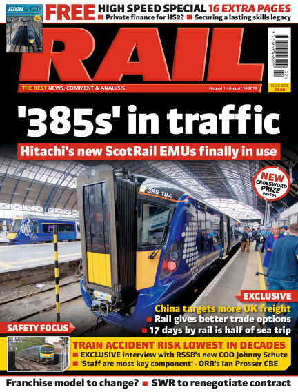 Rail Infrastructure Magazine 28 July 2018 - Rail Magazine - 1000's of magazines in one app