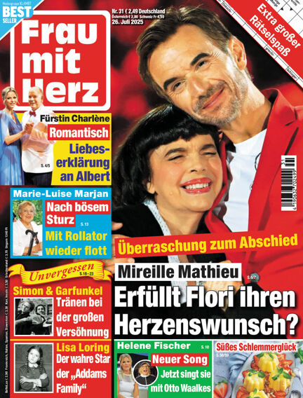 Frau mit Herz