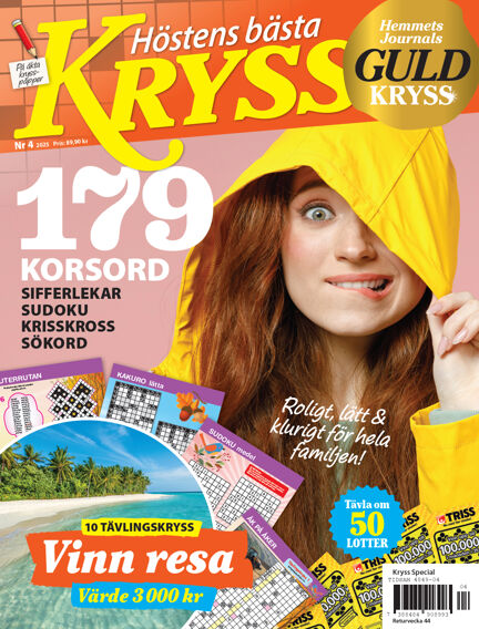 Hemmets Journal Guldkryss