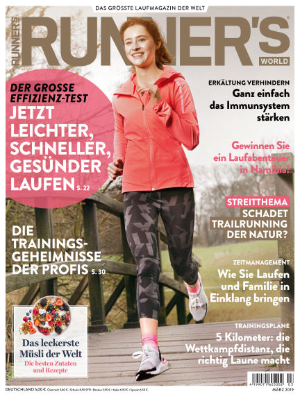 RUNNER'S WORLD DE Abo. Das beste Angebot gibt es bei Readly Muskelkrämpfe RUNNER'S WORLD
