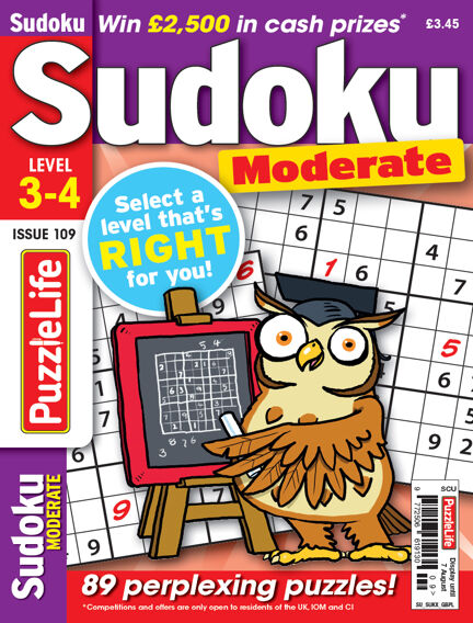 PuzzleLife Sudoku Moderate 3-4