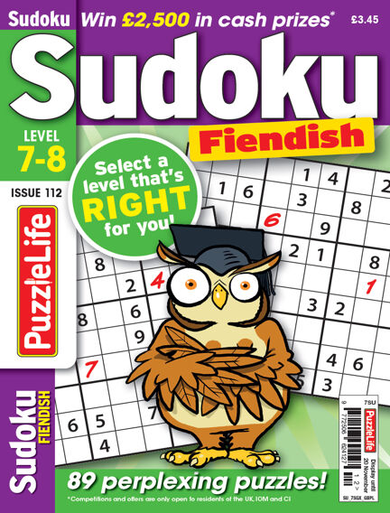 PuzzleLife Sudoku Fiendish 7-8