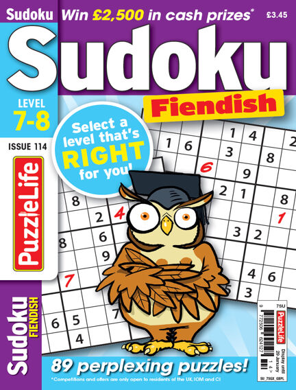 PuzzleLife Sudoku Fiendish 7-8