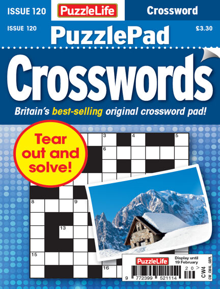 PuzzleLife PuzzlePad Crosswords