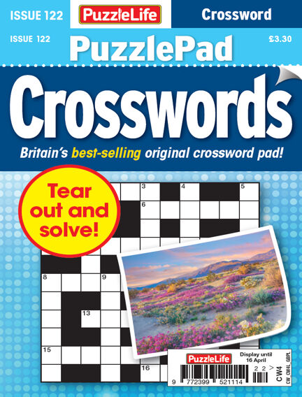 PuzzleLife PuzzlePad Crosswords