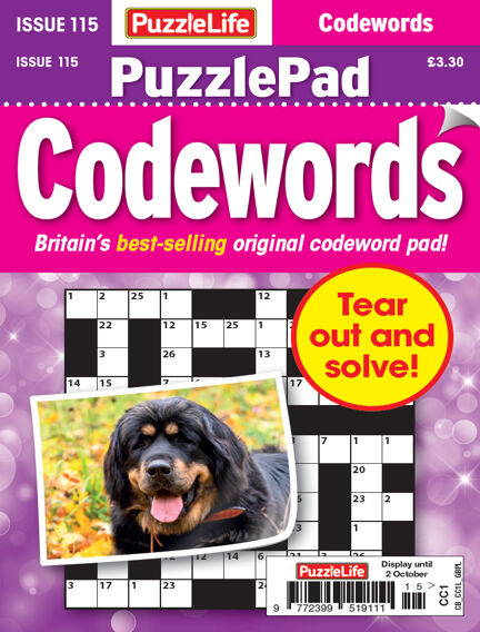 PuzzleLife PuzzlePad Codewords