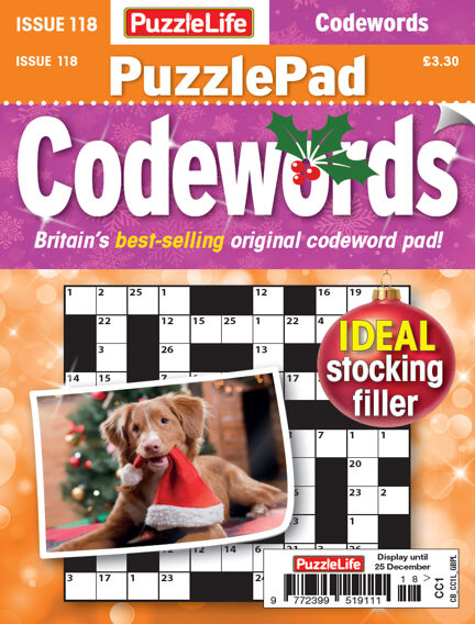 PuzzleLife PuzzlePad Codewords
