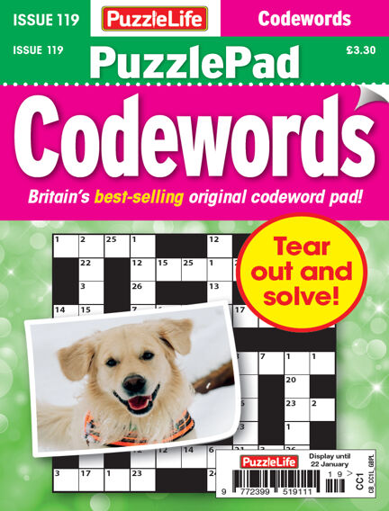 PuzzleLife PuzzlePad Codewords