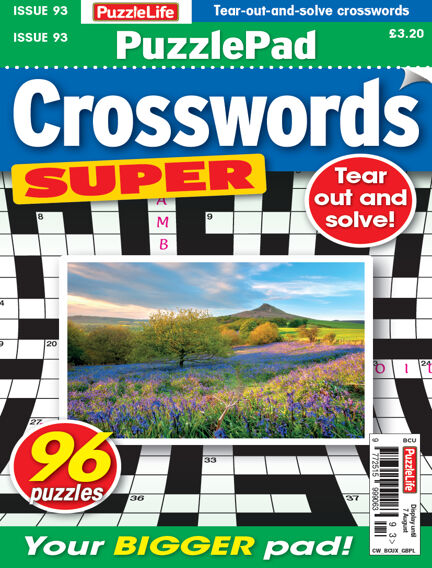 PuzzleLife PuzzlePad Crosswords Super
