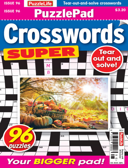 PuzzleLife PuzzlePad Crosswords Super