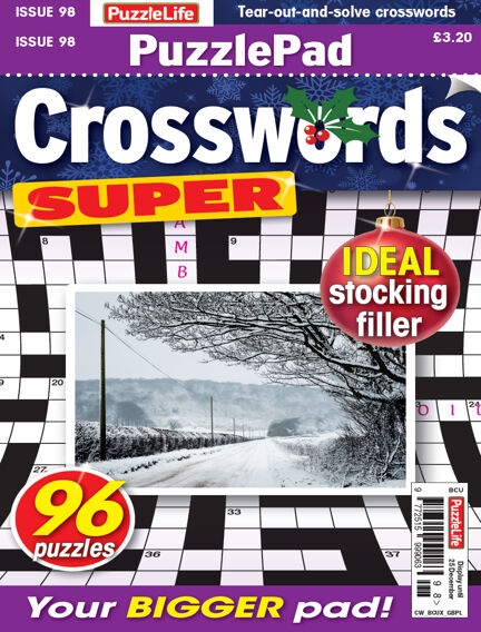PuzzleLife PuzzlePad Crosswords Super