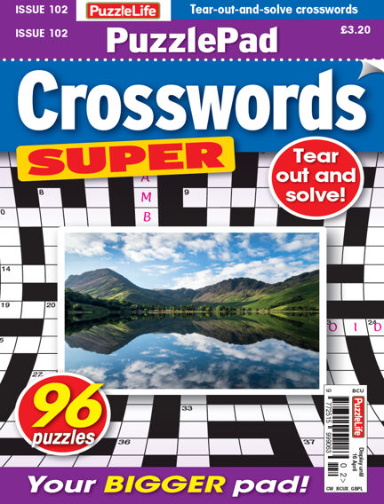 PuzzleLife PuzzlePad Crosswords Super