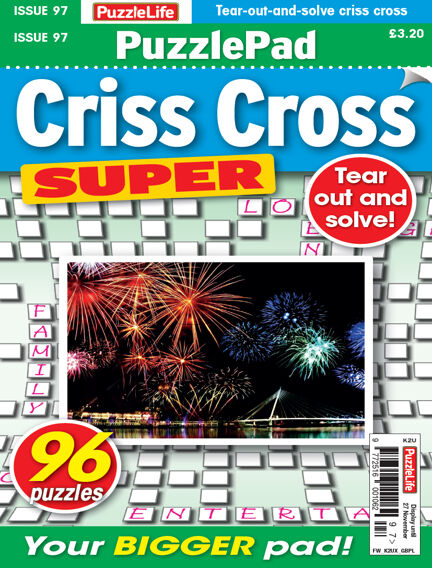 PuzzleLife PuzzlePad Criss Cross Super