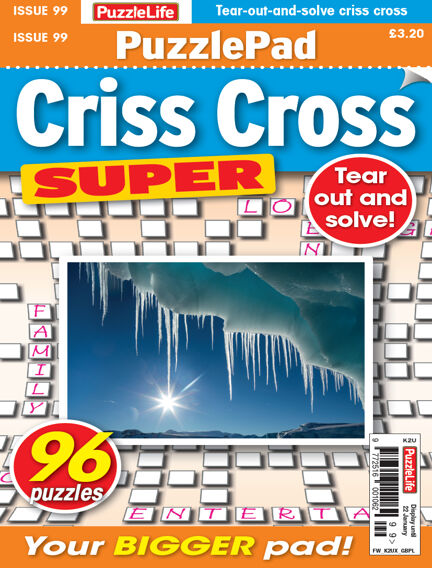 PuzzleLife PuzzlePad Criss Cross Super