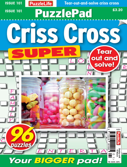 PuzzleLife PuzzlePad Criss Cross Super