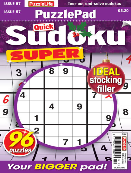 PuzzleLife PuzzlePad Sudoku Super