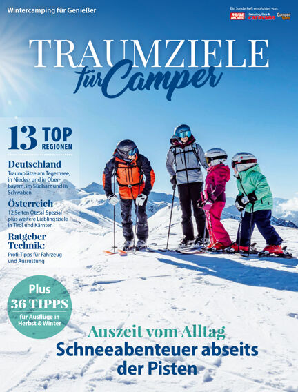 Traumziele für Camper