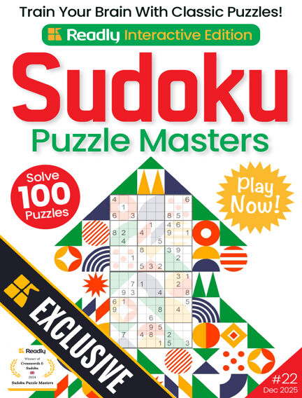 Sudoku Puzzle Masters - Interactive Readly Edition