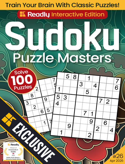 Sudoku Puzzle Masters - Interactive Readly Edition