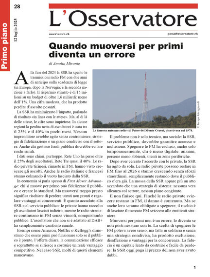 L'Osservatore