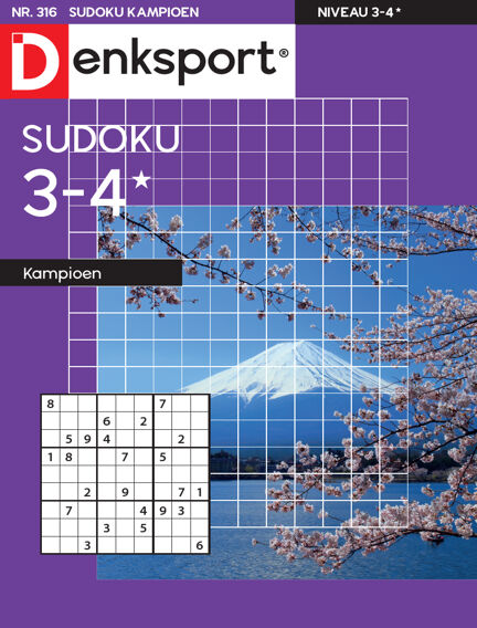 Denksport Sudoku 3-4* kampioen
