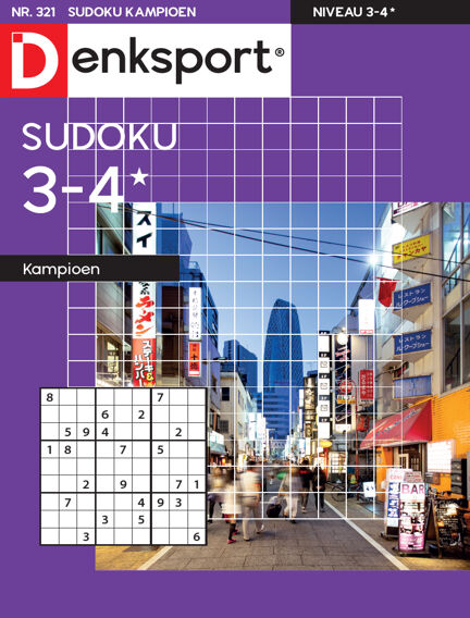 Denksport Sudoku 3-4* kampioen