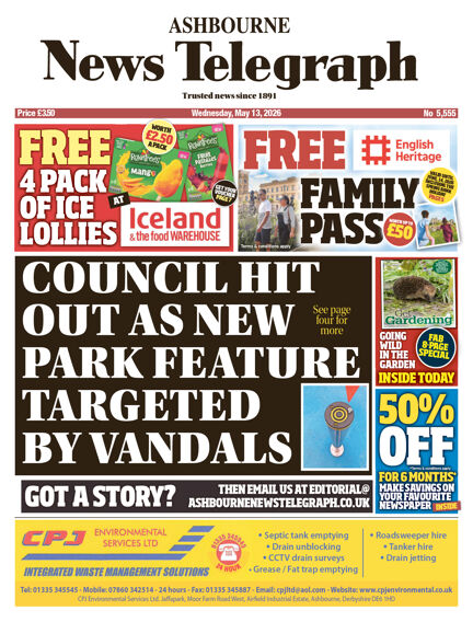 Ashbourne News Telegraph