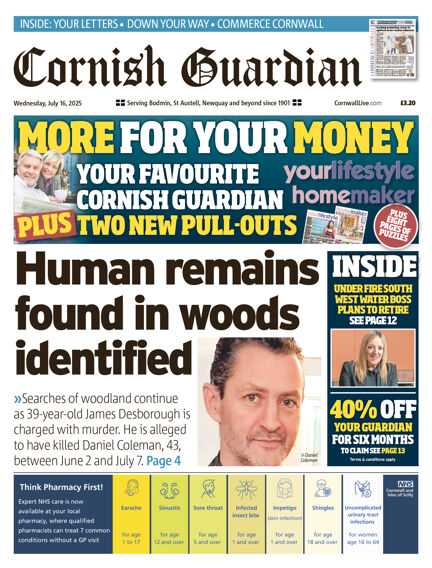 Cornish Guardian Newquay