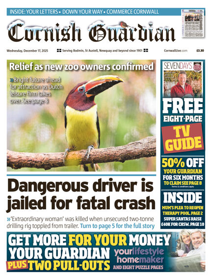 Cornish Guardian Newquay