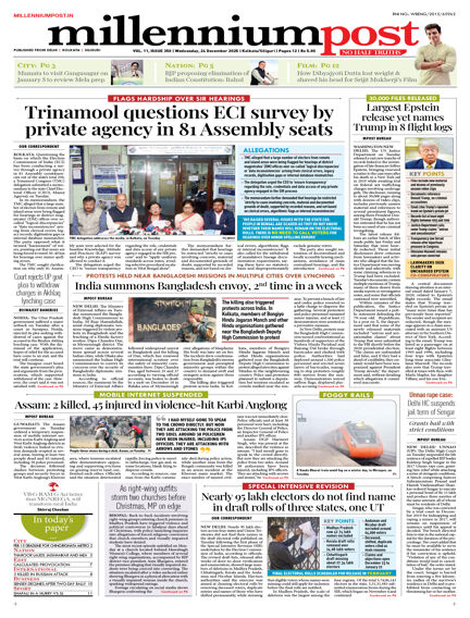 Millennium Post Kolkata