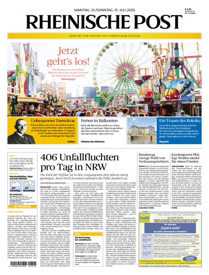 Rheinische Post Samstagsausgabe