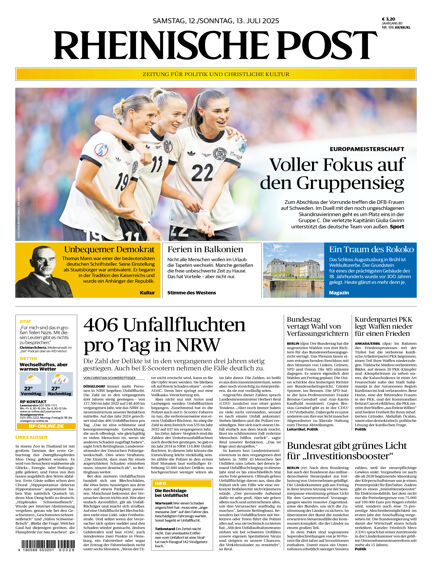 Rheinische Post Samstagsausgabe