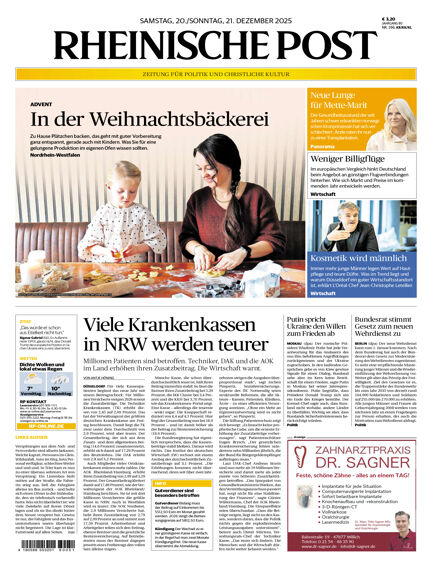 Rheinische Post Samstagsausgabe