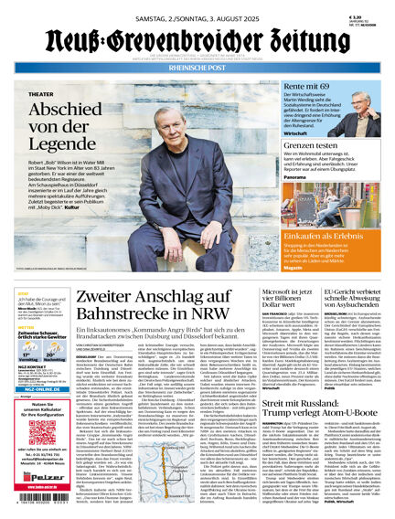 Neuss Grevenbroicher Zeitung Samstagsausgabe