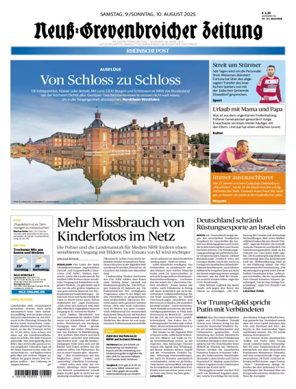 Neuss Grevenbroicher Zeitung Samstagsausgabe