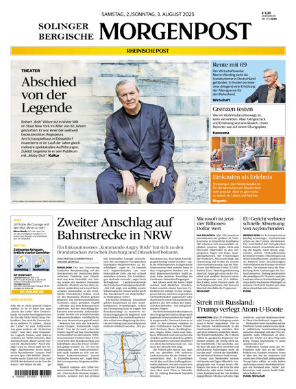 Solinger und Bergische Morgenpost Samstagsausgabe