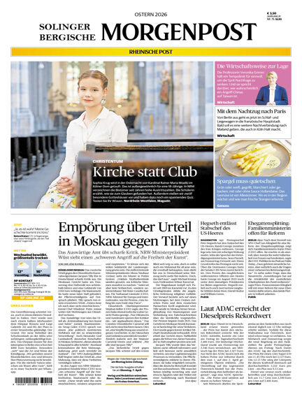 Solinger und Bergische Morgenpost Samstagsausgabe