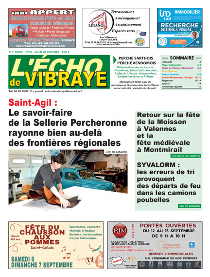 L'écho de Vibraye