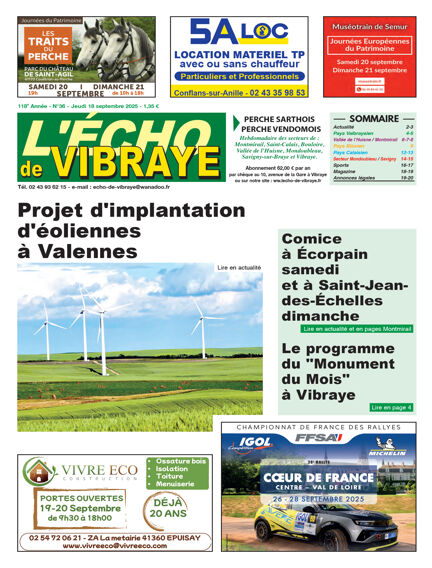 L'écho de Vibraye