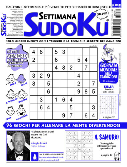 Settimana Sudoku