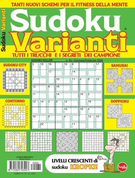 Sudoku Varianti