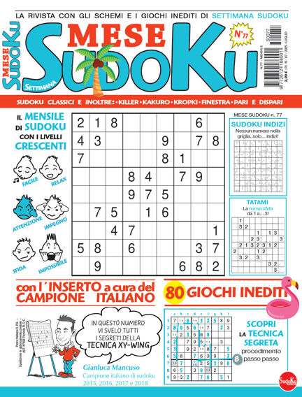Settimana sudoku mese