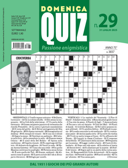 Domenica Quiz  