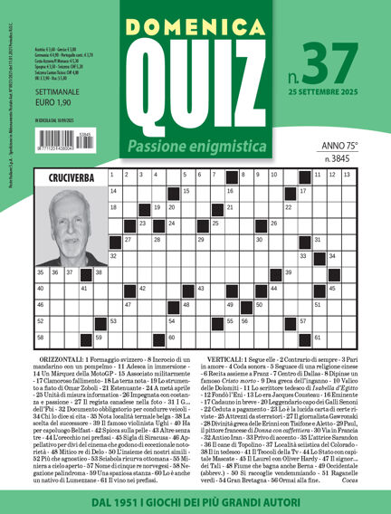 Domenica Quiz  
