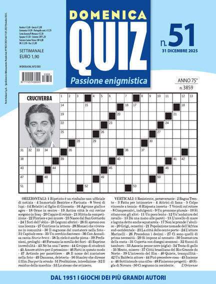 Domenica Quiz  