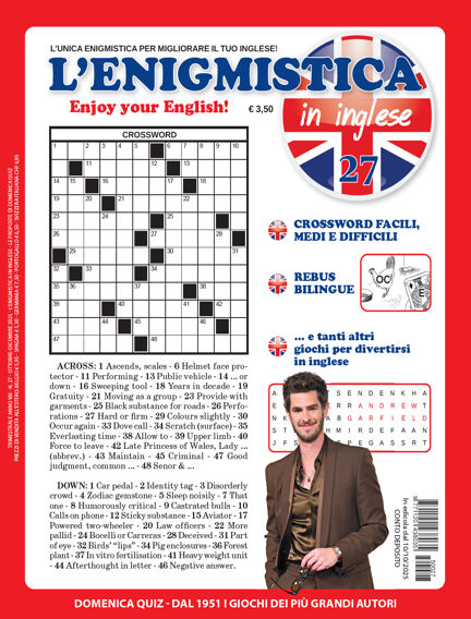 Enigmistica in inglese  