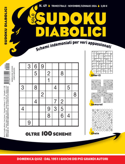 Solo Sudoku Diabolici