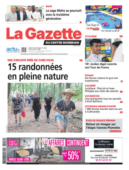 La Gazette du centre Morbihan